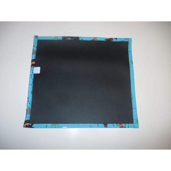 Pirate chalkboard placemat, quiet activity, travel art mat - Picture 2 of 5